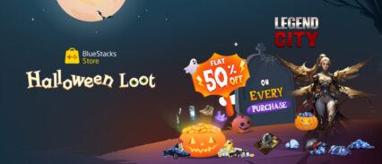 Dapatkan Diskon 50% untuk Setiap Pembelian di Legend City dengan BlueStacks Store Halloween Loot