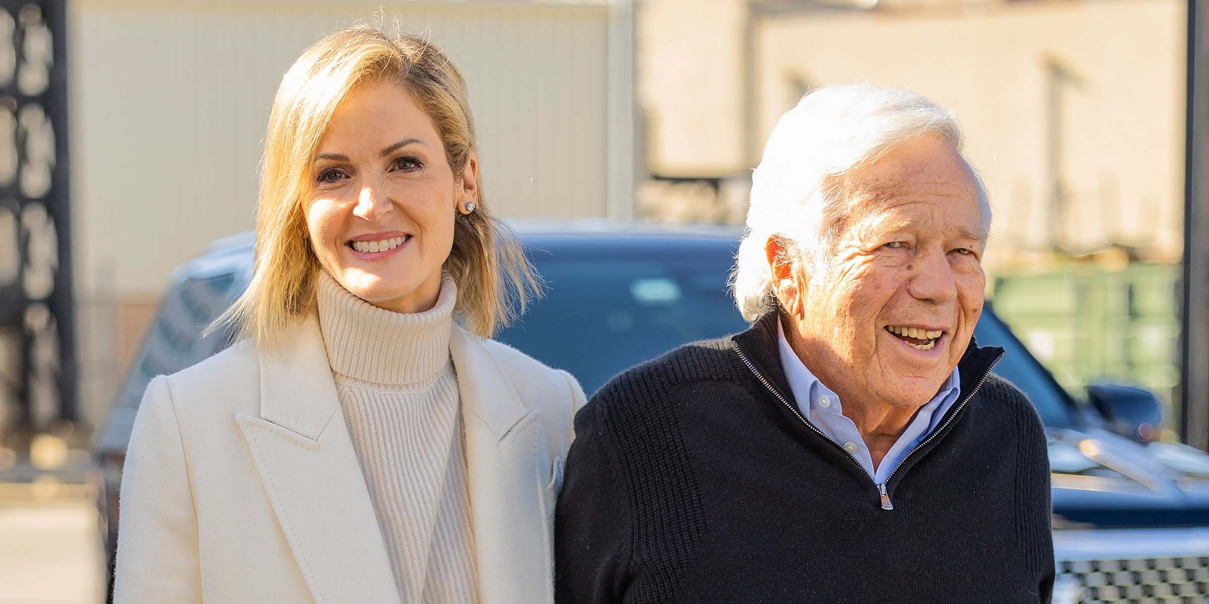 Dana Blumberg and Robert Kraft | Source: Getty Images