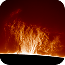 Sun H-Alpha: Nice Prom on 2023-06-11 12:03 UTC, Ruediger