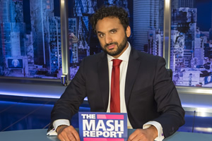 The Mash Report. Nish Kumar. Copyright: Princess Productions