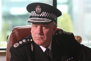 Scot Squad. Chief Commissioner Cameron Miekelson (Jack Docherty)