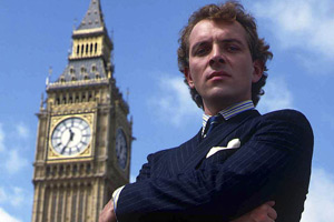 The New Statesman. Alan B'Stard MP (Rik Mayall). Copyright: Alomo Productions / Yorkshire Television