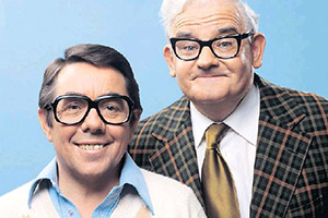 The Two Ronnies. Image shows from L to R: Ronnie Corbett, Ronnie Barker. Copyright: BBC