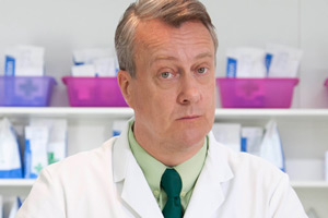 Trollied. Brian (Stephen Tompkinson). Copyright: Roughcut Television