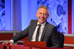 Have I Got News For You. Gary Lineker. Copyright: Hat Trick Productions / BBC