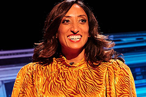 Rhod Gilbert's Growing Pains. Shazia Mirza. Copyright: Rumpus Media