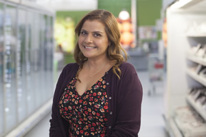 Trollied. Meg (Nina Wadia). Copyright: Roughcut Television