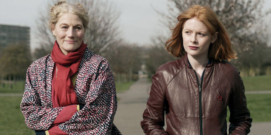 Daphne. Image shows from L to R: Rita (Geraldine James), Daphne (Emily Beecham). Copyright: Altitude