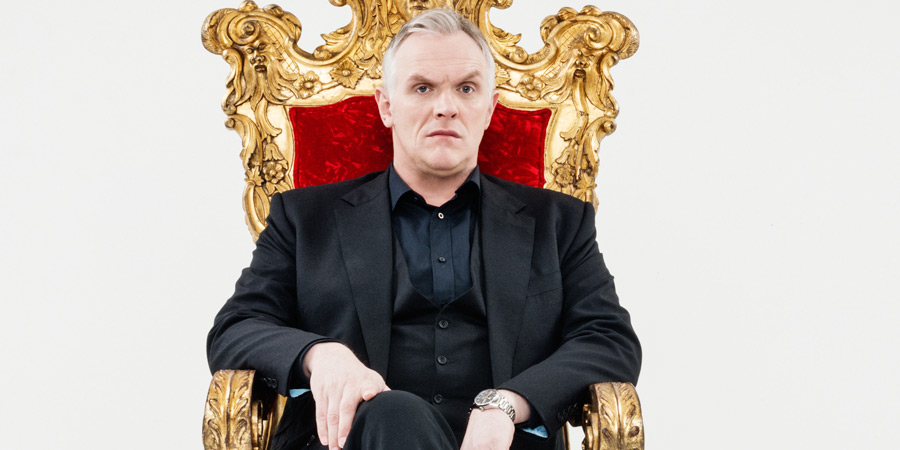 Taskmaster. Greg Davies. Copyright: Avalon Television