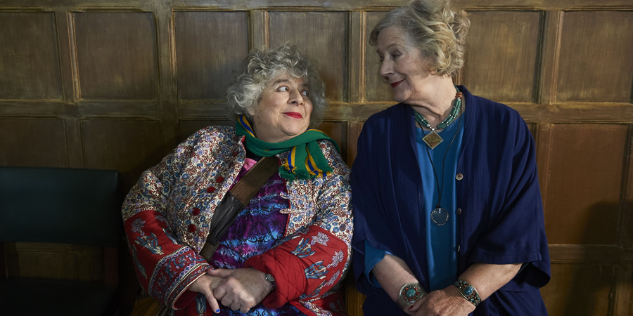 Bucket. Image shows from L to R: Mim (Miriam Margolyes), Mary Tash (Maggie Steed)