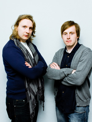 Joe Lycett and Andrew Ryan - An Hour of Humour. Image shows from L to R: Joe Lycett, Andrew Ryan