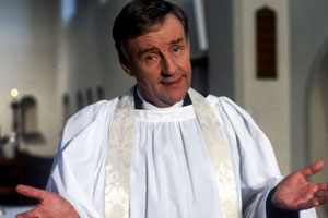 All In Good Faith. The Reverend Philip Lambe (Richard Briers). Copyright: Thames Television