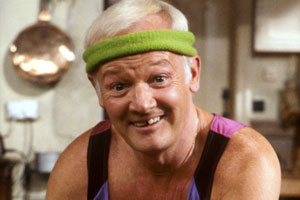 Grace & Favour. Mr. Wilberforce Clayborne Humphries (John Inman). Copyright: BBC