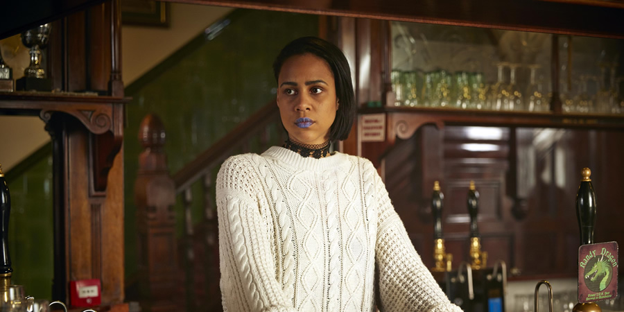 Fresh Meat. Vod (Zawe Ashton). Copyright: Objective Productions / Lime Pictures