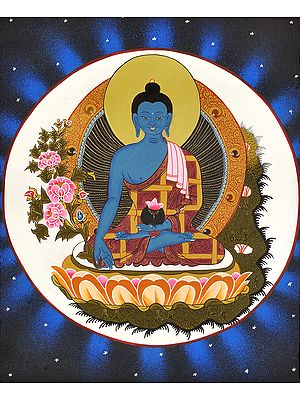 Tibetan Buddhist Deity Medicine Buddha