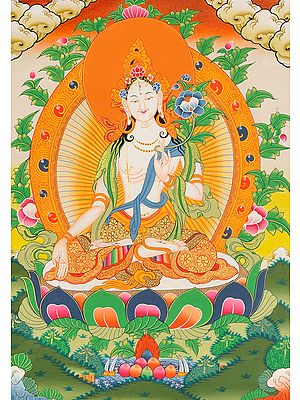 Tibetan Buddhist Goddess White Tara