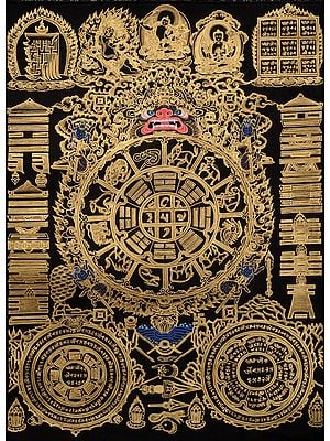 Tibetan Buddhist Astrological Diagram