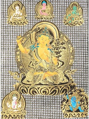 Tibetan Buddhist Bodhisattva Manjushri