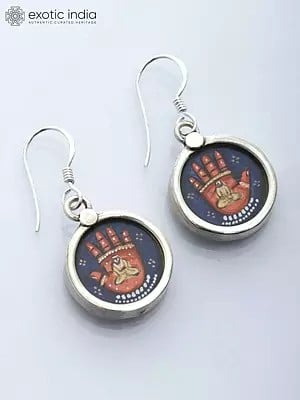 Lord Hanuman Hook Earrings