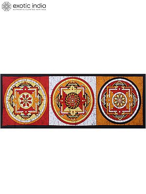 Three Mandalas | Batik Painting