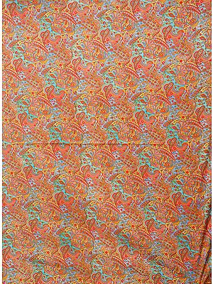 Multicolored Fabric with Abstract Print