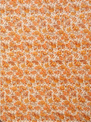 Gandhi Ashram Floral Printed Fabric