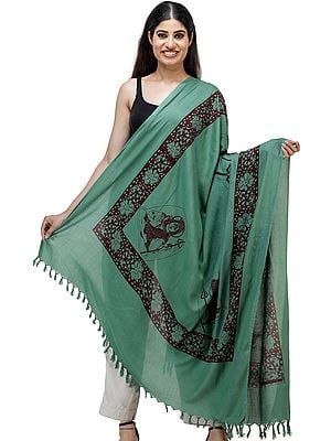 Green Prayer Shawl of Lord Shiva