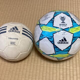 サッカーボールのセット（SIZE５とトレーニング用）