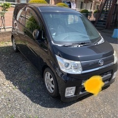 H21 ダイハツ　ムーブカスタム　ターボ車　車検R5 10月　黒