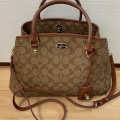 値下げしました!!極美品 COACH シグネチャー 2way ハ...