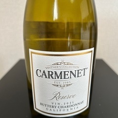 カリフォルニア　シャルドネ　CARMENET BUTTERY CHARDONNAY カーメナイ　バタリー・シャルドネ 2021の画像