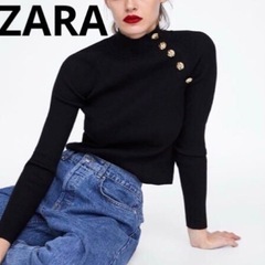 ZARA ニット　黒