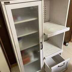 値下げ　食器棚　美品　キッチン