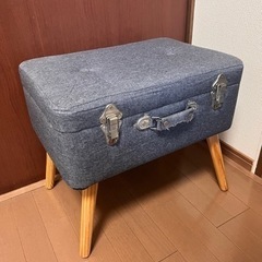 家具 椅子 オットマン スツール 収納付き