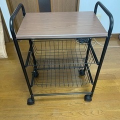 ワゴンラック 移動式　家具 ダイニングセット