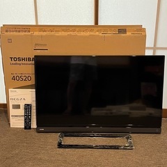 東芝 レグザ 40S20 2017年製 ジャンク 付属品あり