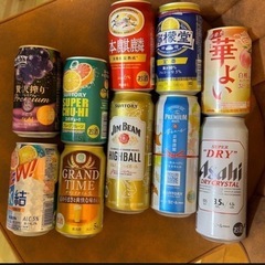 缶ビール、酎ハイ　12本　350ml×7・500ml×5