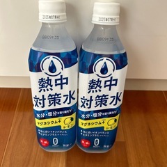 未開封　熱中対策水　2本セット