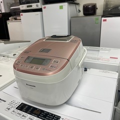 配送可能　保証付き　Panasonic 炊飯器　5合 SR-PD10E ピンクの画像