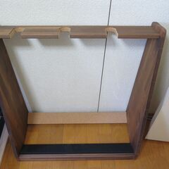 ☆WOODWORKS☆ギタースタンド アコギ用 ３本掛☆美品☆日本製 