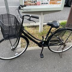 自転車　No.1557　パナソニック　ブラック　27インチ　LE...