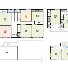 【大家直接】民泊シェアハウス　小山市乙女　大型戸建て　母家＋車...