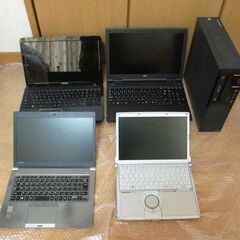 年末大掃除！ ノートPC 4台、デスクトップPC 1台、マザーボ...