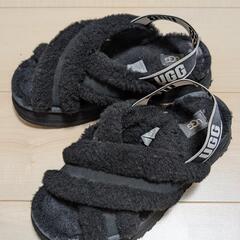 UGG アグ DISCO CROSS SLIDE サンダル ブラ...