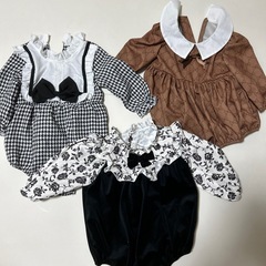 3枚セット　女の子　女児　かわいい服　6〜9ヶ月　赤ちゃん　洋服...