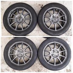 アルミホイールとタイヤ 4本セット NEXTRY 155/65R14