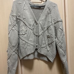 zara ニットカーディガン