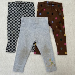 BabyGAP,NEXT  80/86cmベビー スパッツ 3枚セット