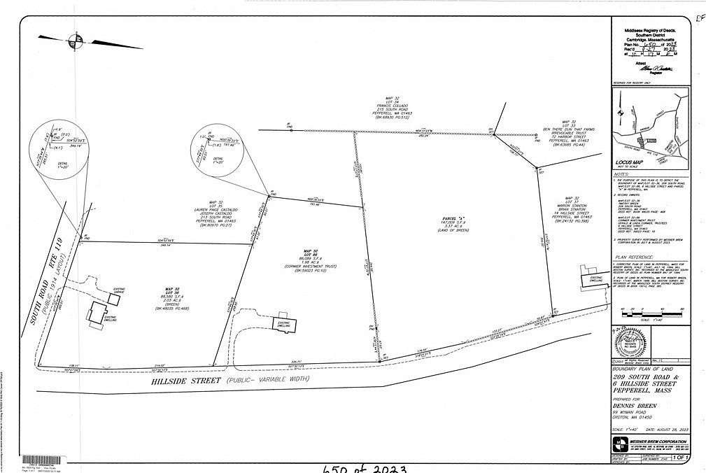 3.37 Acres of Residential Land for Sale in Pepperell, Massachusetts