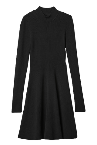 Gap Mockneck Rib Mini Sweater Dress